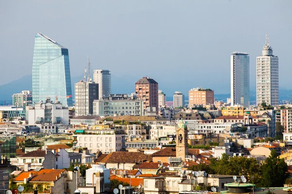 Skyline de Milão — Fotografia de Stock