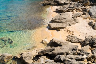 Capo Testa Beach'de