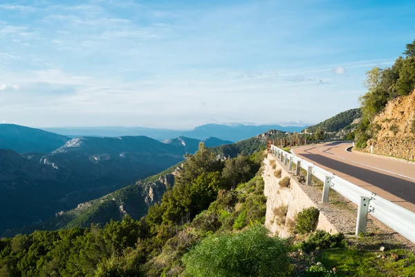 Carretera 125 en Cerdeña — Foto de Stock