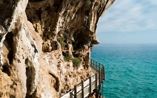 Stezka do Grotta del Bue Marino — Stock fotografie