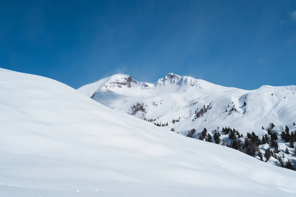 Bergen met sneeuw — Stockfoto