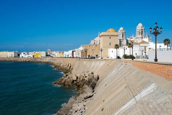 Beira-mar de Cádiz — Fotografia de Stock