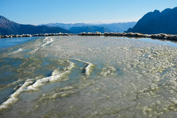 Lago Montain congelado — Foto de Stock