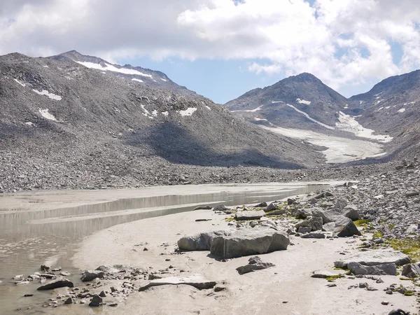 高山在 Valle Aurina — 图库照片