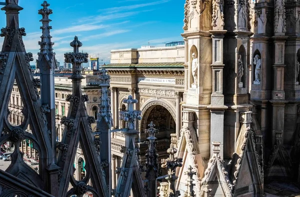 Telhado duomo — Fotografia de Stock