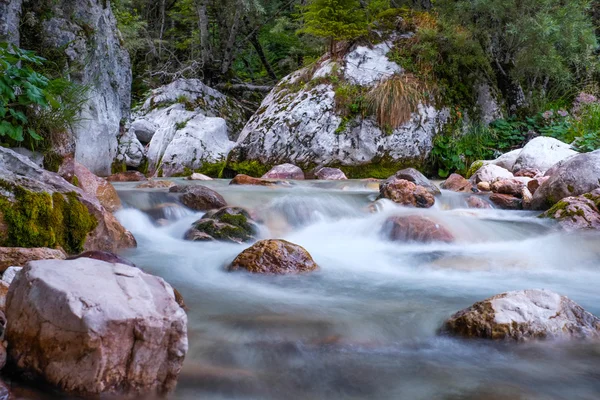 Mountain river in Slovenia — Stock Photo, Image