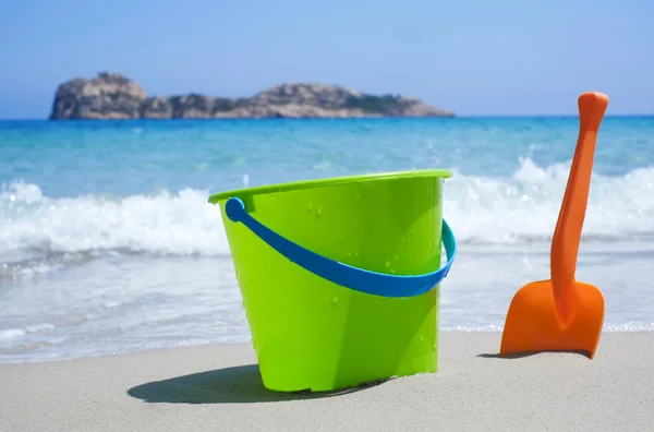 Bucket and shovel — Stock Photo, Image