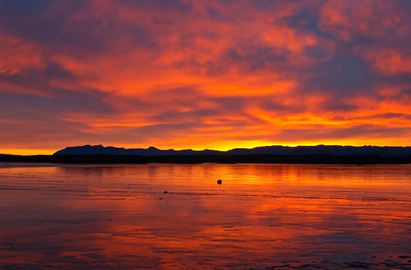 Sunset in Iceland — Stock Photo, Image