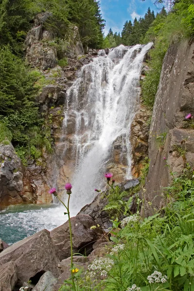 Bergwasserfall — Stockfoto