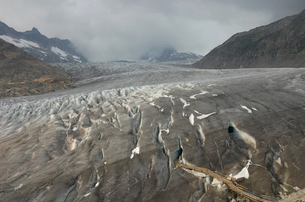 フルカ峠氷河 — ストック写真