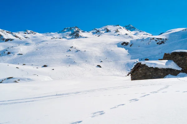 Alpen Berge im Winter — Stockfoto