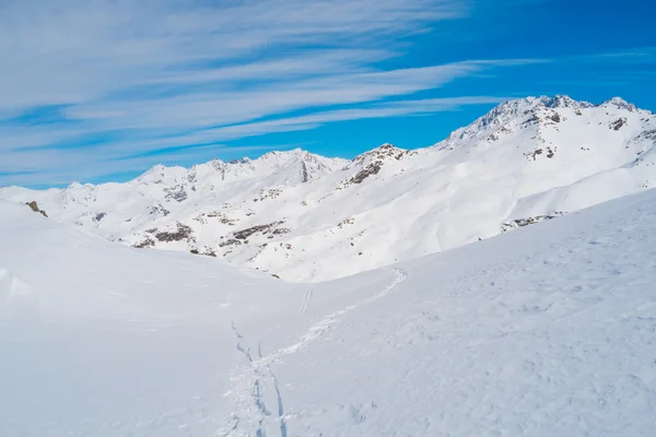 Alpi montagne in inverno — Foto Stock