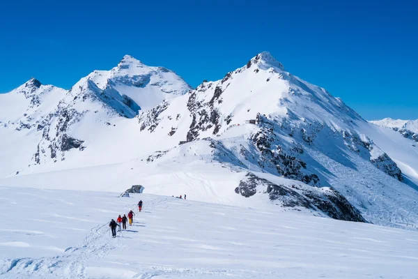 Alpi montagne in inverno — Foto Stock