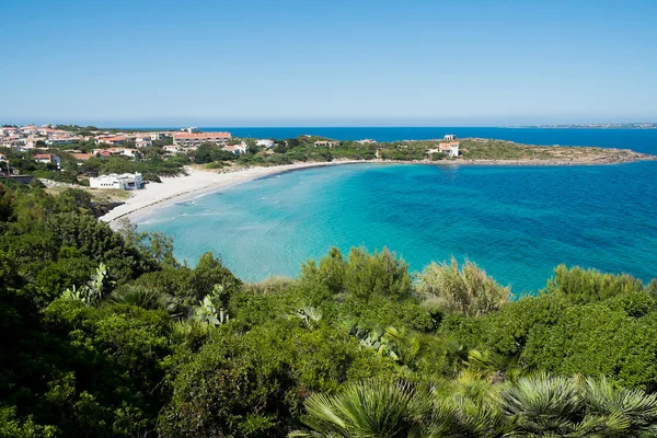 Calasetta strand Stockfoto