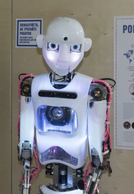 Orel (Rusya) 19 Mayıs 2015 - Russian sergi Merkezi'nde insansı robot