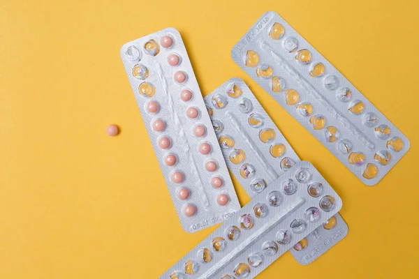 Pillola Anticoncezionale Contraccettivo Sesso Sicuro — Foto Stock