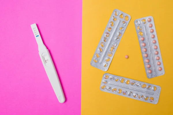 Pillola Anticoncezionale Contraccettivo Sesso Sicuro — Foto Stock