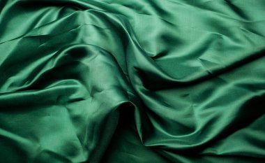 yeşil kumaş dokusu arka plan, soyut, kumaşın yakın dokusu