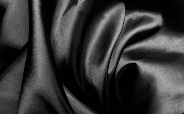 Toile Noire Texture Fond Abstrait — Photo