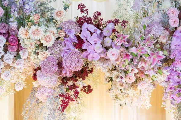 Gyönyörű Virág Háttér Színes Természet — Stock Fotó