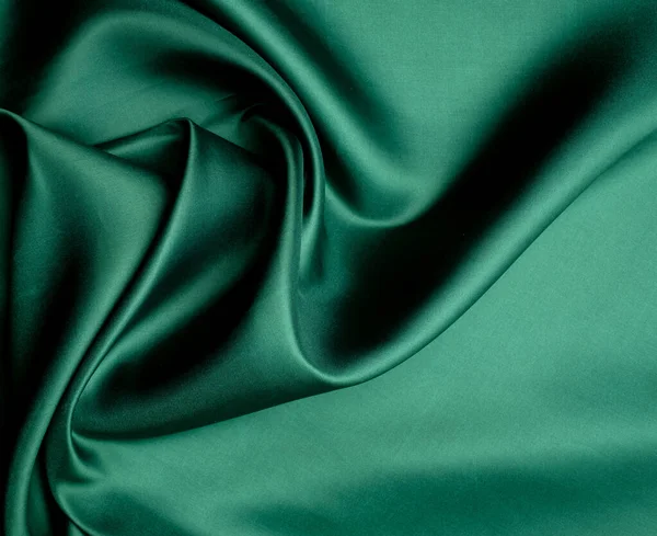 Textura Tela Verde Fondo Abstracto Textura Primer Plano Tela — Foto de Stock