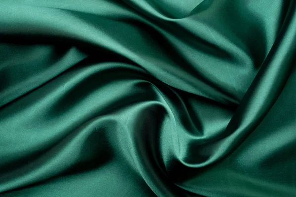 Textura Tela Verde Fondo Abstracto Textura Primer Plano Tela — Foto de Stock