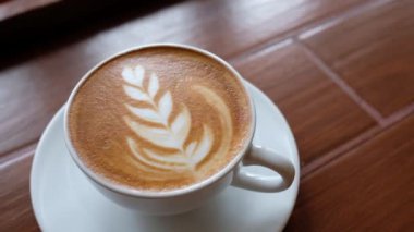 Sabah sıcak kahve fincanı, dinlenme zamanı, kahve.