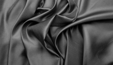 Gri kumaş dokusu arkaplanı, soyut, pıhtının yakın dokusu