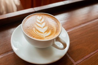 Sabah sıcak kahve fincanı, dinlenme zamanı, kahve.