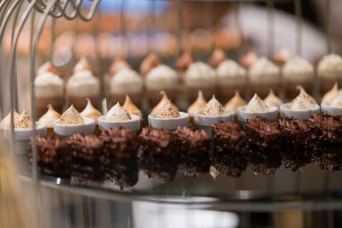 yemek, tatlı ve tatlı, mini kanepeler, aperatifler ve aperatifler, etkinlik için yiyecek, tatlı