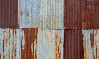 Metal Pas Arkaplanı, Çürüyen Çürük Çelik