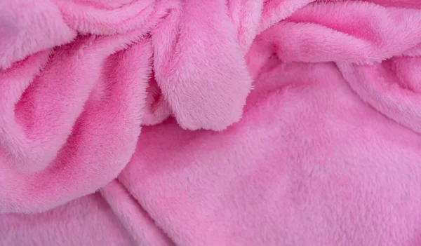 ピンクの生地の質感の背景アブストラック — ストック写真