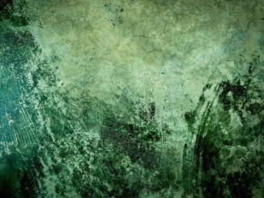 yeşil harç arkaplan dokusu, çatlak duvar arkaplanı, beton doku