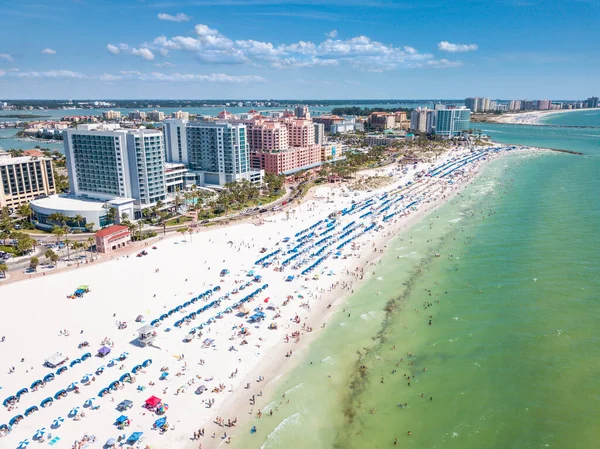 Vacaciones Verano Florida Panorama Ocean Beach Resorts Estados Unidos Color — Foto de Stock