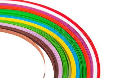 Kağıt quilling gelen gökkuşağı