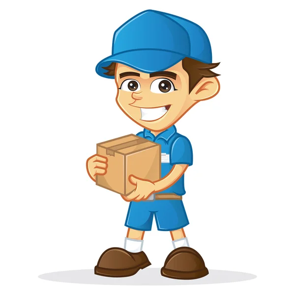 DELIVERY MAN — Stock Vector