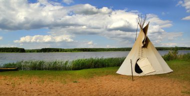 Kızılderili çadırı teepee