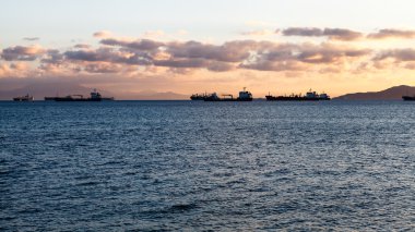 Limanda palamarla kargo gemileri