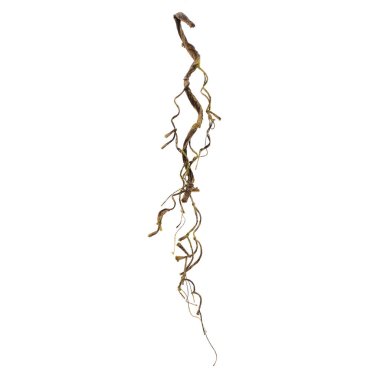 Beyaz arkaplanda izole edilmiş yapay dallar 