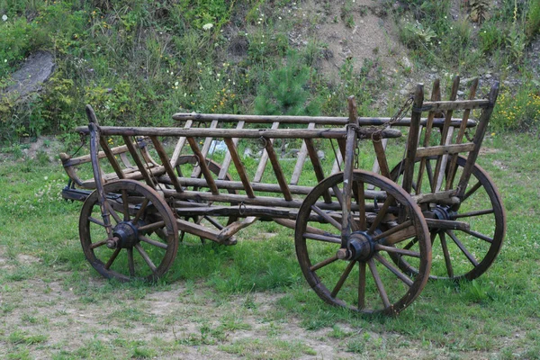 Старий дерев'яний вагон . — стокове фото