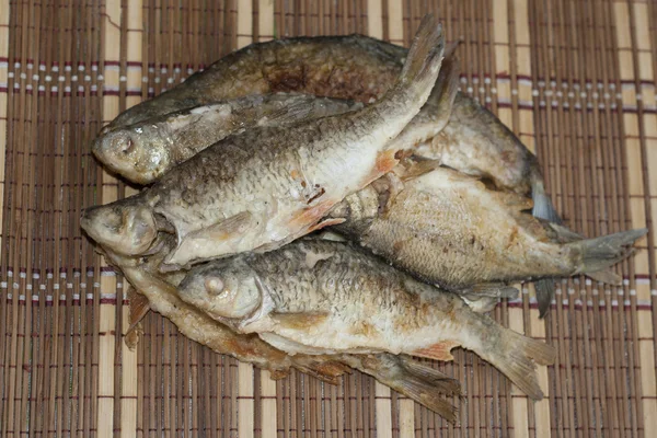 Fried river fish. — Stock Photo, Image
