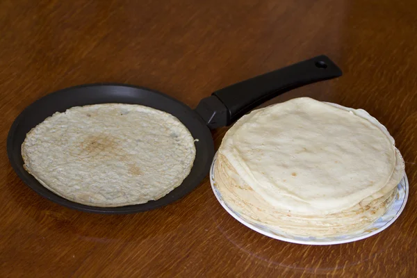 Stapel pannenkoeken. — Stockfoto