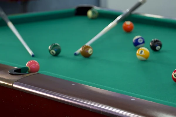 Snooker Table. — Stock Photo, Image