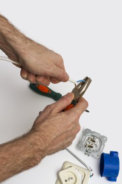 Yalıtım teller kaldırma.