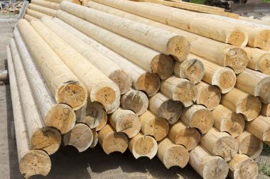 Ahşap bir ev inşaatı için günlükleri.