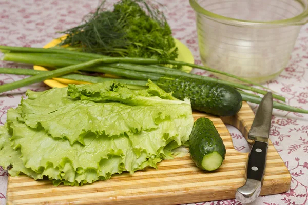 Зелень для салати . — стокове фото