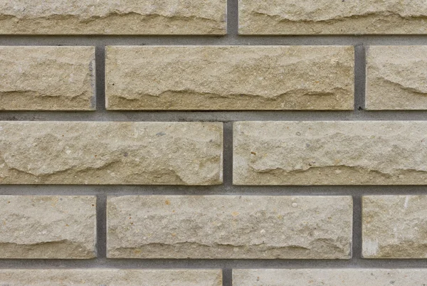 Yellow wall of brick. — Stock Photo, Image
