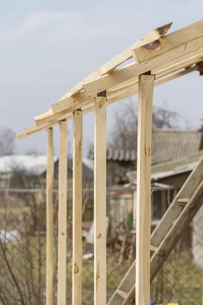 Wooden frame structure. — Stock Photo, Image