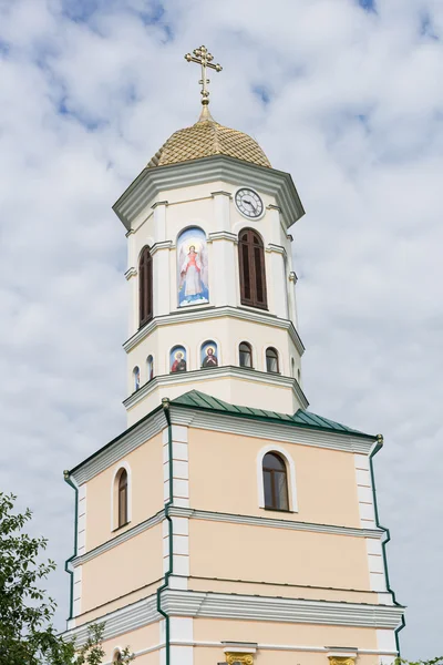 Bell tower with a clock. — Stock Photo, Image