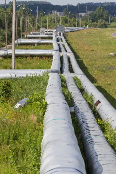 The pipeline heating main. — Stock Photo, Image